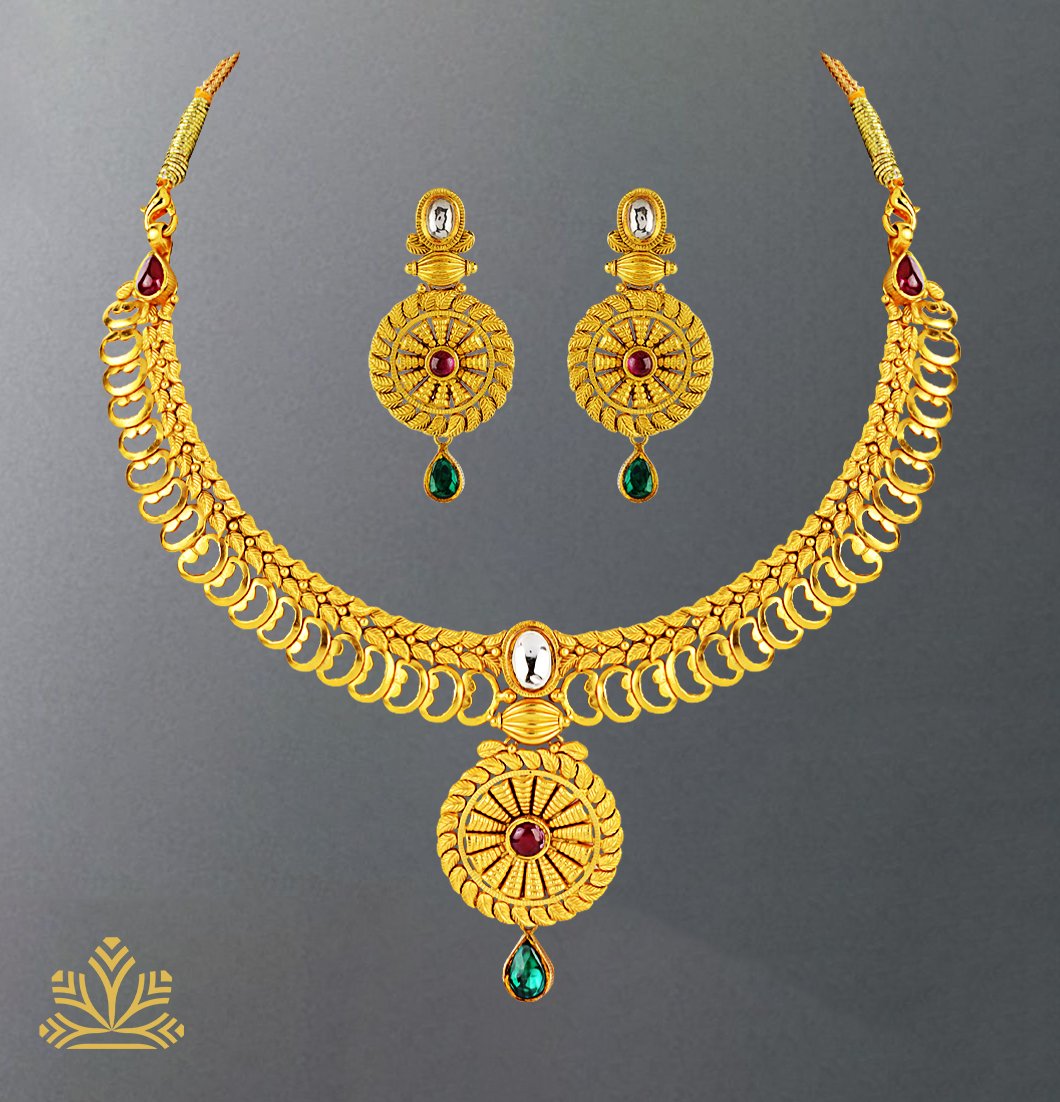 Gold Necklace Set